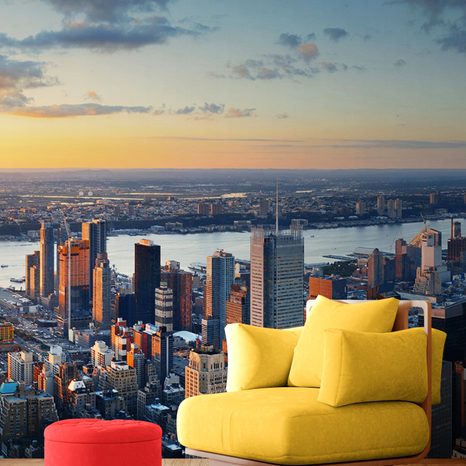 WALL MURAL NEW YORK CITY SKYLINE - WALLPAPERS CITIES - WALLPAPERS