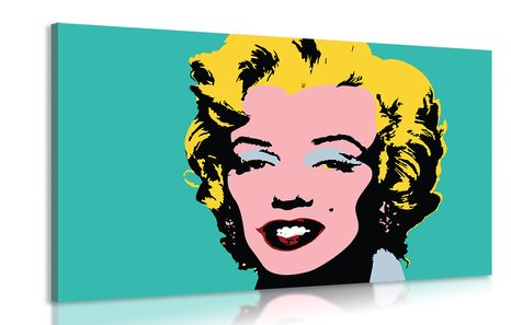 SLIKA IKONIČNA MARILYN MONROE V POP ART DIZAJNU - POP ART SLIKE - SLIKE