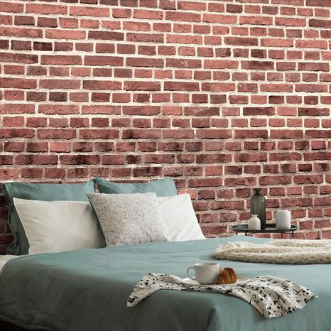 WALL MURAL MODERN BRICK WALL - WALLPAPERS WITH IMITATION OF BRICK, STONE AND CONCRETE - WALLPAPERS