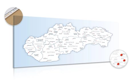 OBRAZ NA KORKU MAPA SLOVENSKA - OBRAZY NA KORKU - OBRAZY