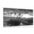 CANVAS PRINT SUNSET ON A BEACH IN BLACK AND WHITE - BLACK AND WHITE PICTURES - PICTURES