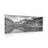 CANVAS PRINT MAJESTIC MOUNTAINS IN BLACK AND WHITE - BLACK AND WHITE PICTURES - PICTURES