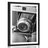 POSTER WITH MOUNT OLD CAMERA IN BLACK AND WHITE - BLACK AND WHITE - POSTERS
