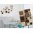 DECORATIVE WALL STICKERS BROWN SQUARES - STICKERS
