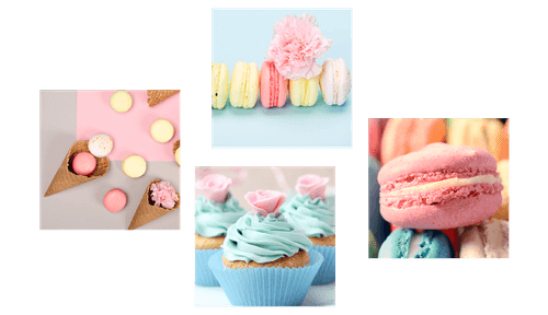 CANVAS PRINT SET SWEET INDULGANCE - SET OF PICTURES - PICTURES