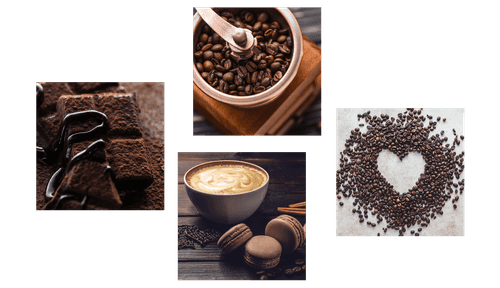 CANVAS PRINT SET FOR COFFEE LOVERS - SET OF PICTURES - PICTURES