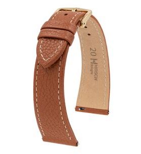 ŘEMÍNEK HIRSCH BOLOGNA - ZLATOHNĚDÝ - STRAPS - ACCESSORIES