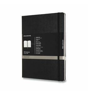 MOLESKINE PROFESSIONAL NOTEBOOK - HARD COVER BLACK, XL - DIARIES AND NOTEBOOKS - ACCESSORIES