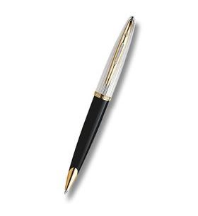 KULIČKOVÉ PERO WATERMAN CARÈNE DELUXE BLACK GT 1507/2120000 - BALLPOINT PENS - ACCESSORIES