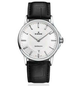 EDOX LES BÉMONTS SLIM LINE DATE QUARTZ 57001-3-AIN - LES BÉMONTS - BRANDS