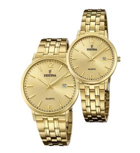 SET FESTINA CLASSIC BRACELET 20513/3 A 20514/3 - WATCHES FOR COUPLES - WATCHES