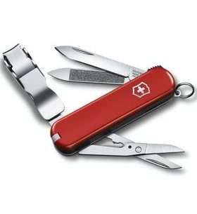 VICTORINOX NAIL CLIP 580 RED - POCKET KNIVES - ACCESSORIES
