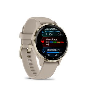 GARMIN VENU® 3S CREAM GOLD / FRENCH GRAY, SILICONE BAND 010-02785-02 - VENU - BRANDS