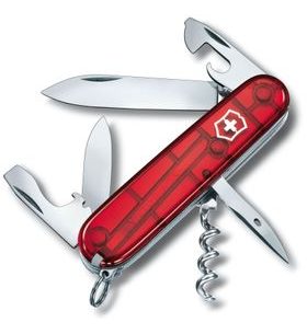 KNIFE VICTORINOX SPARTAN RED TRANSPARENT - POCKET KNIVES - ACCESSORIES