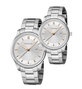 SET WENGER CITY CLASSIC 01.1441.105 A 01.1421.105 - WATCHES FOR COUPLES - WATCHES