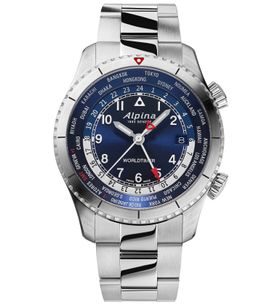 ALPINA STARTIMER PILOT QUARTZ WORLDTIMER AL-255N4S26B - STARTIMER PILOT QUARTZ - BRANDS