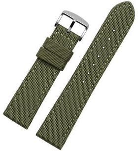 STRAP NYLON/LEATHER GREEN - STRAPS - ACCESSORIES