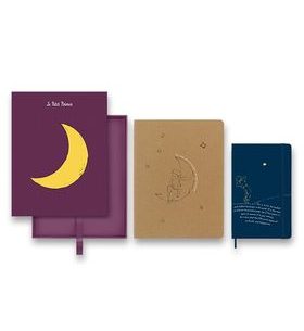 SADA ZÁPISNÍK A SEŠIT MOLESKINE LE PETIT PRINCE MOON - LINKOVANÝ - L, ČISTÝ - XL 1331/1717250 - DIÁŘE A ZÁPISNÍKY - OSTATNÍ