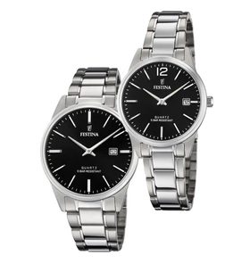 SET FESTINA CLASSIC BRACELET 20511/4 A 20509/4 - WATCHES FOR COUPLES - WATCHES