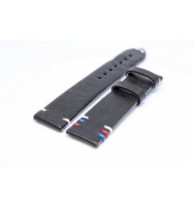 ŘEMÍNEK BIATEC TRIKOLORA ČR/SR 20 MM ČERNÝ - STRAPS - ACCESSORIES