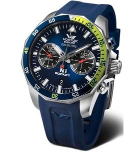 VOSTOK EUROPE N-1 ROCKET CHRONO LINE 6S21-225A708S - ROCKET N-1 - ZNAČKY