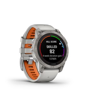 GARMIN FĒNIX 7 PRO SAPPHIRE SOLAR EDITION TITANIUM S ŘEMÍNKEM FOG GRAY / EMBER ORANGE 010-02777-21 - FENIX 7 - BRANDS