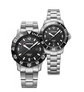 SET WENGER SEA FORCE 01.0641.131 A 01.0621.109 - WATCHES FOR COUPLES - WATCHES
