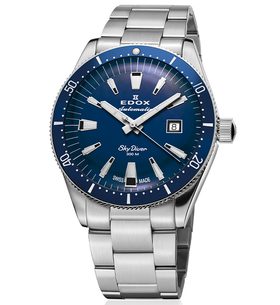 EDOX SKYDIVER DATE AUTOMATIC 80126-3BUN-BUIN LIMITED EDITION - SKYDIVER - BRANDS