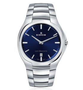 EDOX LES BÉMONTS ULTRA SLIM DATE QUARTZ 56003-3-BUIN - LES BÉMONTS - ZNAČKY