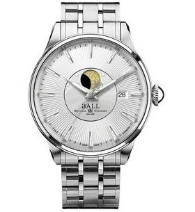 BALL TRAINMASTER MOON PHASE NM3082D-SJ-SL - TRAINMASTER - BRANDS