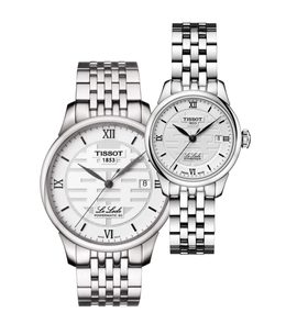 SET TISSOT LE LOCLE DOUBLE HAPPINESS T006.407.11.033.01 A T41.1.183.35 - TISSOT - ZNAČKY