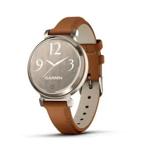 GARMIN LILY® 2 CLASSIC CREAM GOLD / TAN LEATHER BAND - 010-02839-02 - LILY 2 - BRANDS