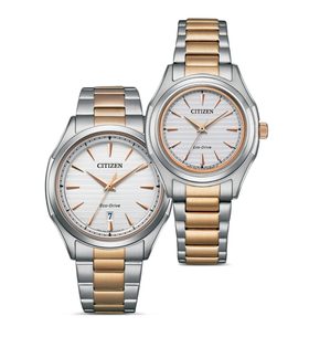 SET CITIZEN ECO-DRIVE CLASSIC AW1756-89A A FE2116-85A - WATCHES FOR COUPLES - WATCHES