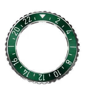 LUNETA FORMEX REEF GREEN GMT CERAMIC LUMINOUS HOURSCALE BEZ.2200.001 - LUNETY - ZNAČKY