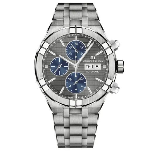 MAURICE LACROIX AIKON AUTOMATIC CHRONOGRAPH TITANIUM AI6038-TT03F-330-A - AIKON - ZNAČKY