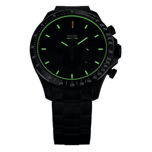 TRASER P67 OFFICER PRO CHRONOGRAPH BLACK OCEL - HERITAGE - ZNAČKY