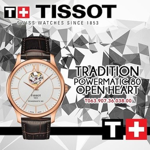 TISSOT TRADITION AUTOMATIC T063.907.36.038.00 - TRADITION - ZNAČKY