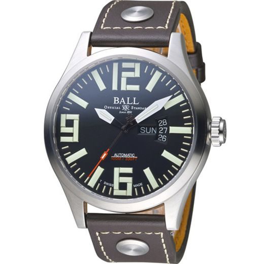 BALL ENGINEER MASTER II AVIATOR NM1080C-L14A-BK - ENGINEER MASTER II - ZNAČKY