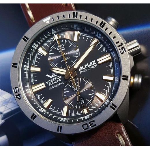 VOSTOK EUROPE ALMAZ TITANIUM LINE 6S11/320H521 - ALMAZ SPACE STATION - ZNAČKY