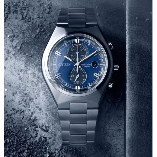 CITIZEN ECO-DRIVE SUPER TITANIUM CHRONO CA7090-87L - SUPER TITANIUM - ZNAČKY