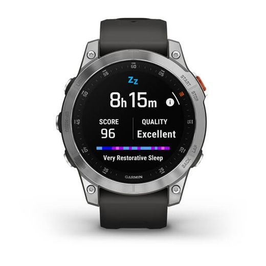 GARMIN EPIX™ 47MM SILVER/ GRAY SILICONE BAND - 010-02582-01 - EPIX - ZNAČKY