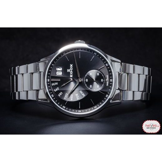 EDOX LES VAUBERTS DAY RETROGRADE 34500-3M-NIN - LES VAUBERTS - ZNAČKY