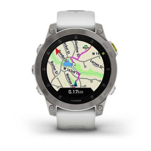 GARMIN EPIX™ 47MM SAPPHIRE, TITAN/ WHITE SILICONE BAND - 010-02582-21 - EPIX - ZNAČKY