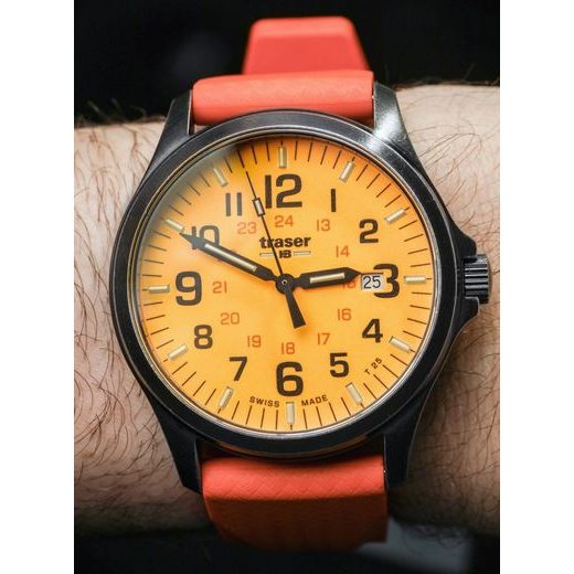 TRASER P67 OFFICER PRO GUNMETAL ORANGE SILIKON - HERITAGE - ZNAČKY