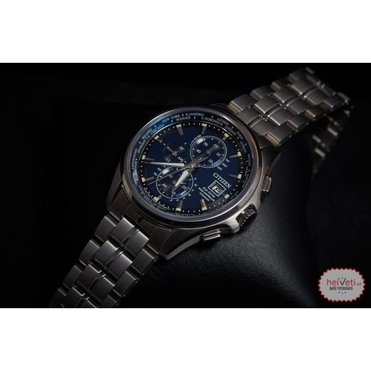 CITIZEN RADIO CONTROLLED CHRONO TITANIUM AT8130-56L - SUPER TITANIUM - ZNAČKY