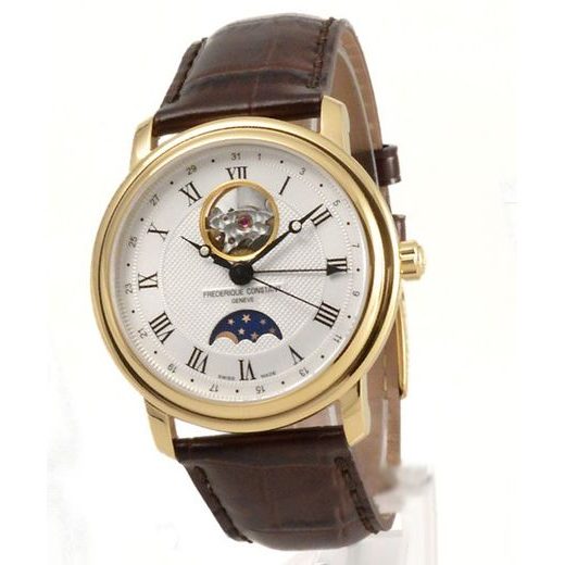 FREDERIQUE CONSTANT CLASSICS HEART BEAT MOONPHASE DATE AUTOMATIC FC-335MC4P5 - CLASSICS GENTS - ZNAČKY