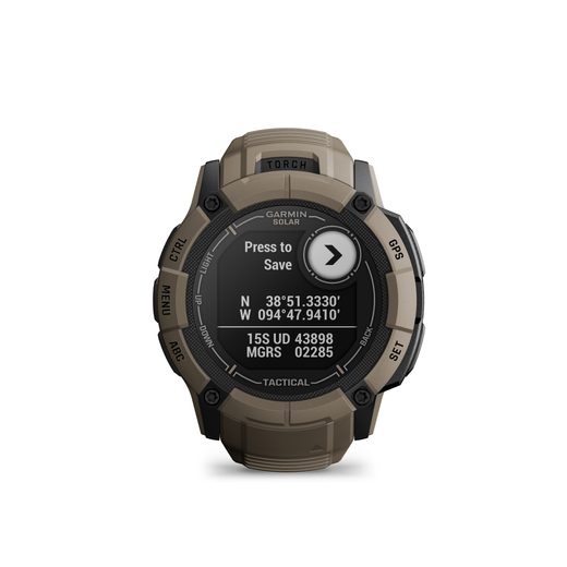 GARMIN INSTINCT® 2X SOLAR – TACTICAL EDITION/ COYOTE TAN 010-02805-02 - INSTINCT 2X SOLAR - ZNAČKY