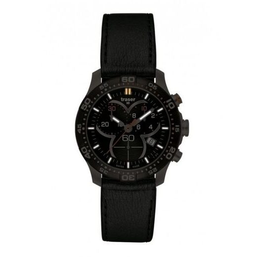 TRASER LADYTIME CHRONOGRAPH BLACK OCEL - TRASER - ZNAČKY