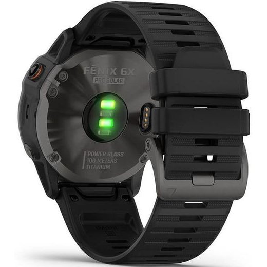 GARMIN FENIX6X PRO SOLAR, TITANIUMGRAYDLC/BLACK BAND (MAP/MUSIC) 010-02157-21 - FENIX 6X - ZNAČKY