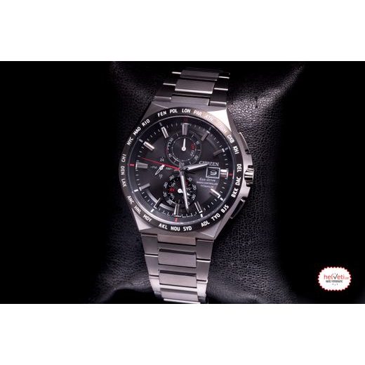 CITIZEN WORLDTIME RADIO CONTROLLED SUPER TITANIUM AT8234-85E - SUPER TITANIUM - BRANDS